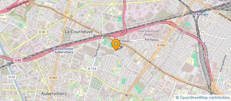 localisation de l'entreprise MADAME NAJEEBA SAFI  LA COURNEUVE