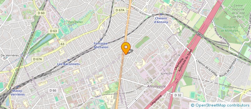 localisation de l'entreprise MADAME NAJEH MESSAOUDI  ANTONY