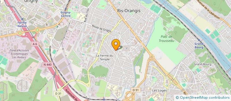 localisation de l'entreprise MADAME NAJEH REKIK  RIS-ORANGIS