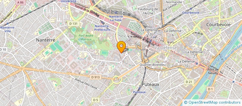 localisation de l'entreprise MADAME NAJET AMOR à NANTERRE