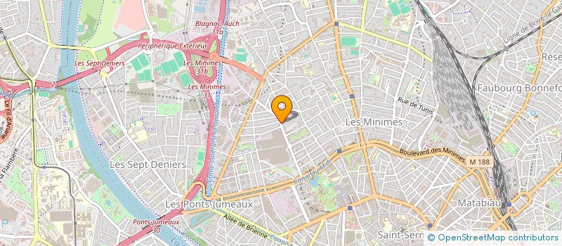 localisation de l'entreprise MADAME NAJET ASKELOU à TOULOUSE