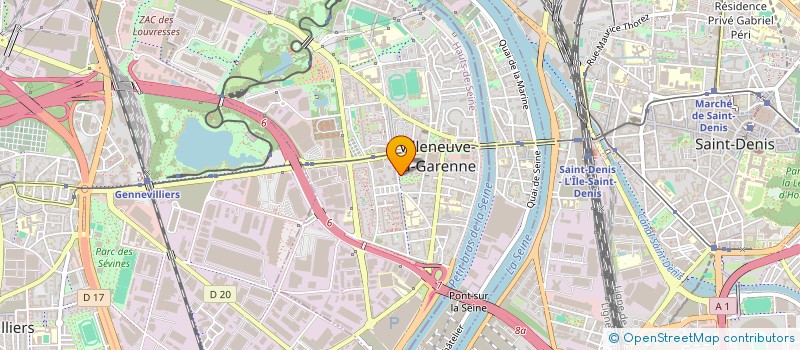 localisation de l'entreprise MADAME NAJET BEN MAAMAR  VILLENEUVE-LA-GARENNE