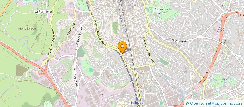 localisation de l'entreprise MADAME NAJET BEN TICHA  SAINT-ETIENNE