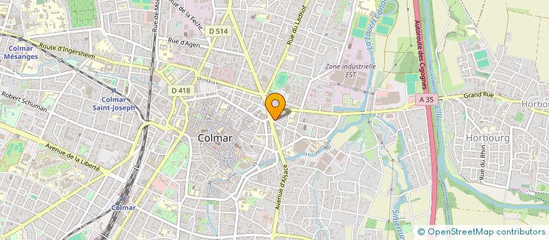 localisation de l'entreprise MADAME NAJET EL FAROUKI  COLMAR