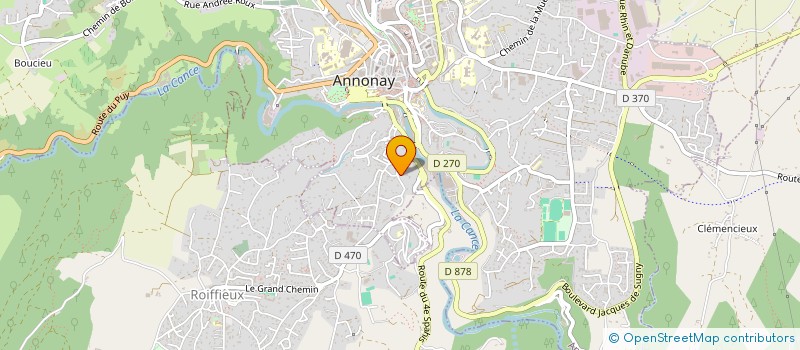 localisation de l'entreprise MADAME NAJET GDAIEM  ANNONAY