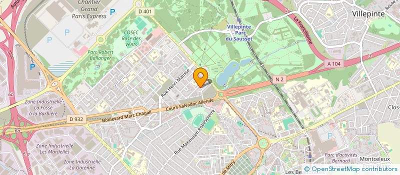 localisation de l'entreprise MADAME NAJET ISMAILI à AULNAY-SOUS-BOIS