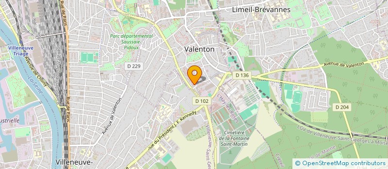 localisation de l'entreprise MADAME NAJET MNAFEK  VALENTON