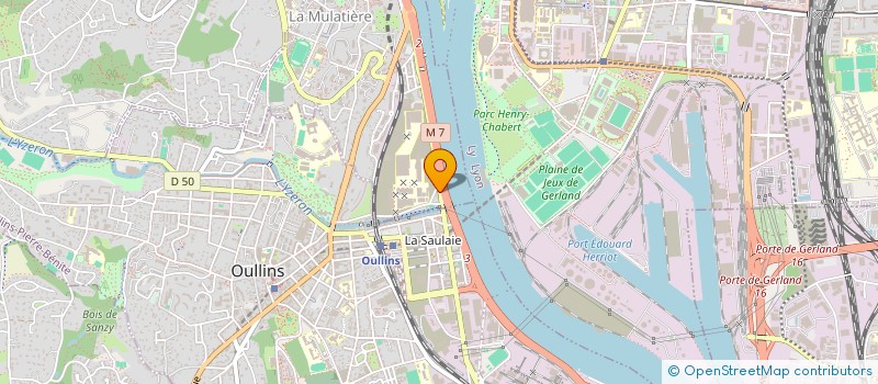 localisation de l'entreprise MADAME NAJET SOLTANI  LA MULATIERE