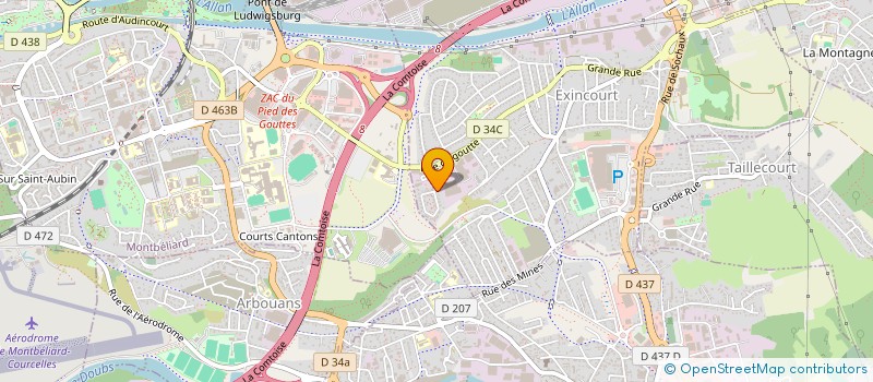 localisation de l'entreprise MADAME NAJETE SAHRAOUI à EXINCOURT