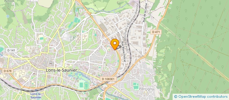localisation de l'entreprise MADAME NAJETTE HOUDJOUDJOU à LONS-LE-SAUNIER