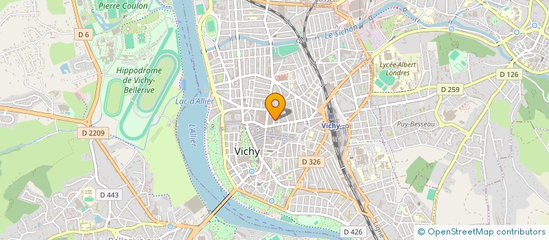 localisation de l'entreprise MADAME NAJIA AHMIMSSA à VICHY