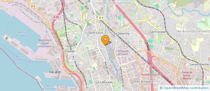localisation de l'entreprise MADAME NAJIA BENSALEH  MARSEILLE