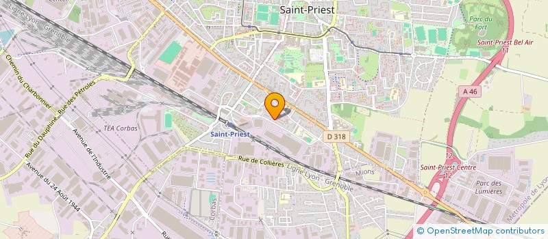 localisation de l'entreprise MADAME NAJIA EL YOUZGHI  SAINT-PRIEST