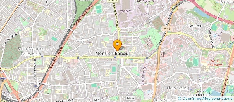 localisation de l'entreprise MADAME NAJIA ES-SABRI  MONS-EN-BARUL