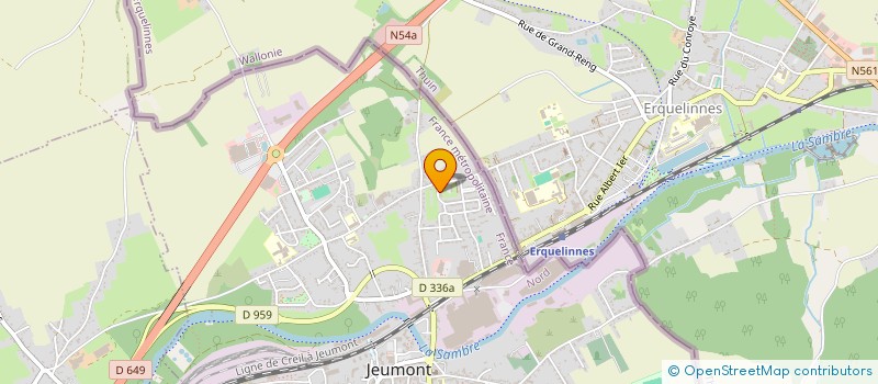 localisation de l'entreprise MADAME NAJIA GADALA à JEUMONT