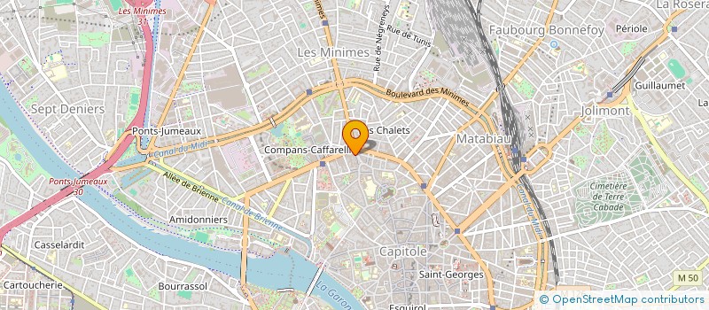 localisation de l'entreprise MADAME NAJIA GHABA  TOULOUSE