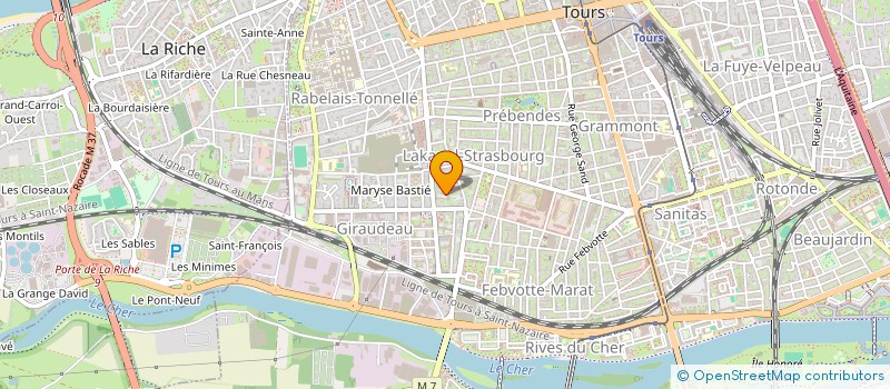 localisation de l'entreprise MADAME NAJIA KHLAFA  TOURS