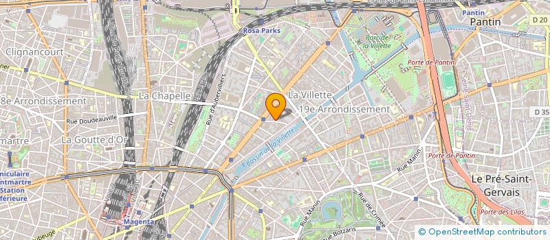 localisation de l'entreprise MADAME NAJIA LAREDJ  PARIS