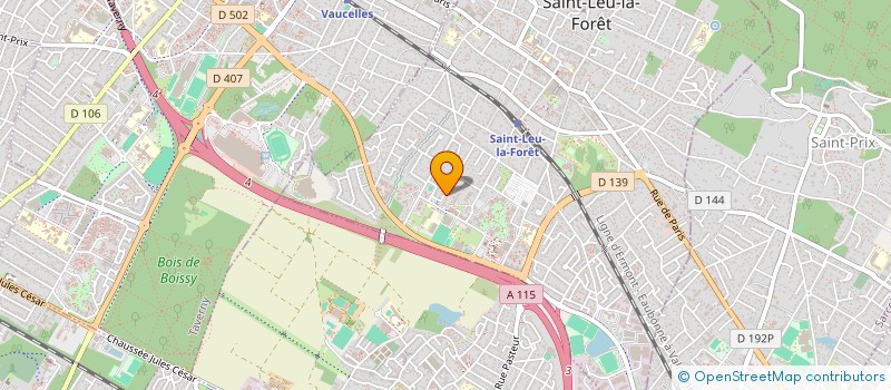 localisation de l'entreprise MADAME NAJIA MECHIOUER  SAINT-LEU-LA-FORET