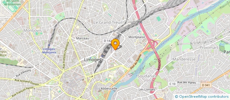 localisation de l'entreprise MADAME NAJIA MESSAOUDI à LIMOGES