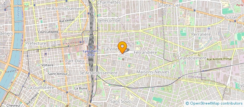 localisation de l'entreprise MADAME NAJIA MKHANNAT  LYON