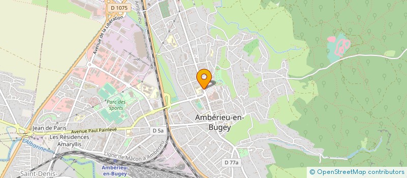 localisation de l'entreprise MADAME NAJIA OUEDERNI à AMBERIEU-EN-BUGEY