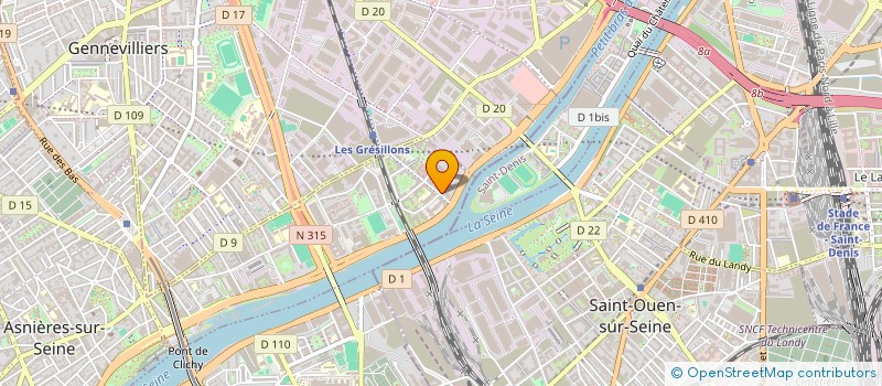 localisation de l'entreprise MADAME NAJIA SALMI  ASNIERES-SUR-SEINE