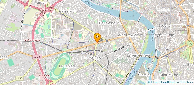 localisation de l'entreprise MADAME NAJIA TAHRI JOUTEY à TOULOUSE