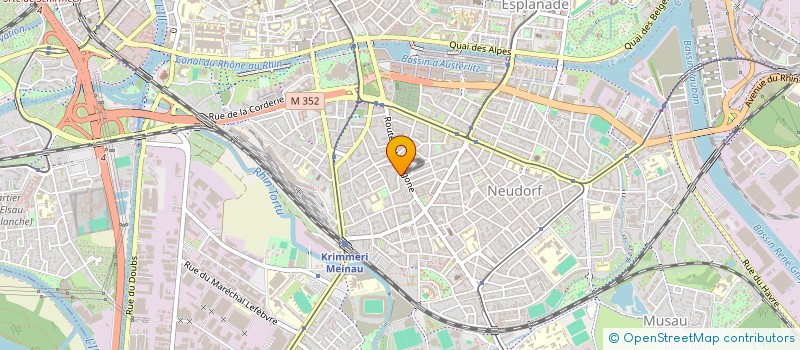 localisation de l'entreprise MADAME NAJIHA SADDIKI à STRASBOURG