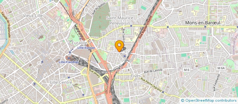 localisation de l'entreprise MADAME NAJIMA GUEMIDA à LILLE