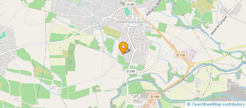 localisation de l'entreprise MADAME NAJIMA SALHI  VILLEMOUSTAUSSOU