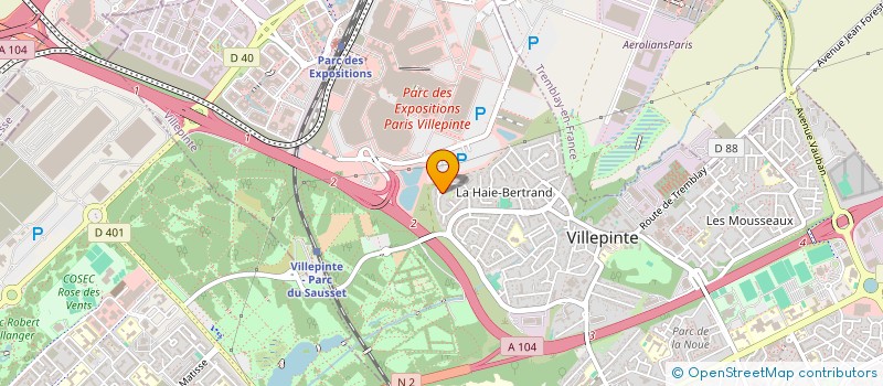 localisation de l'entreprise MADAME NAJLA BENFREDJ à VILLEPINTE