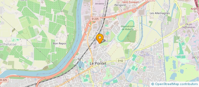 localisation de l'entreprise MADAME NAJLA RIAHI  LE PONTET