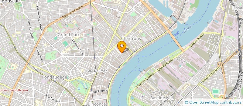 localisation de l'entreprise MADAME NAJLAE OUKHOUIA  BORDEAUX