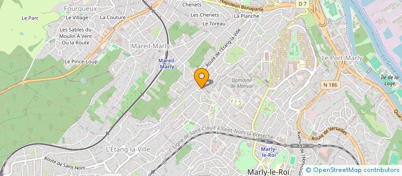 localisation de l'entreprise MADAME NAJMA AITARCHID  MARLY-LE-ROI