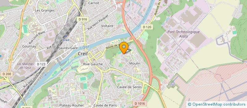 localisation de l'entreprise MADAME NAJMA BAYNE  CREIL