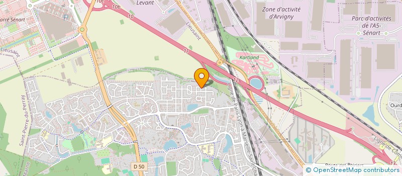 localisation de l'entreprise MADAME NAJMA NJOYA NZANG  SAVIGNY-LE-TEMPLE