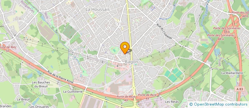 localisation de l'entreprise MADAME NAJOIE ELARCHI  REZE