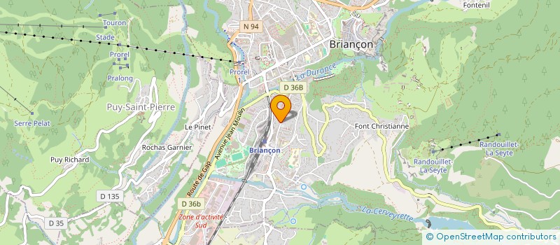 localisation de l'entreprise MADAME NAJOUA AJSASSI à BRIANCON