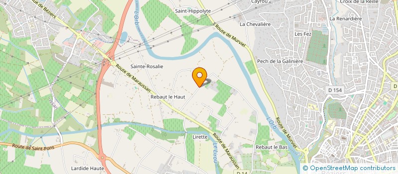 localisation de l'entreprise MADAME NAJOUA EL ALAMI à BEZIERS