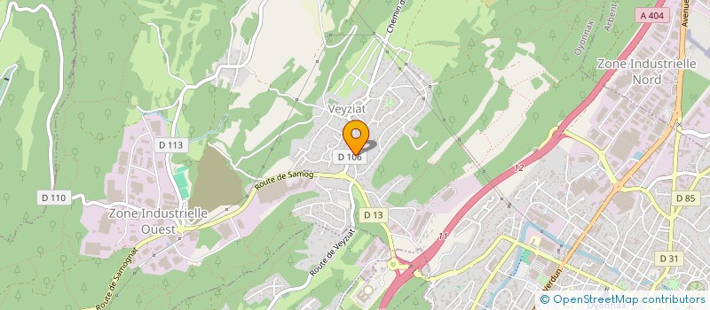 localisation de l'entreprise MADAME NAJOUA GAOUGAOU à OYONNAX