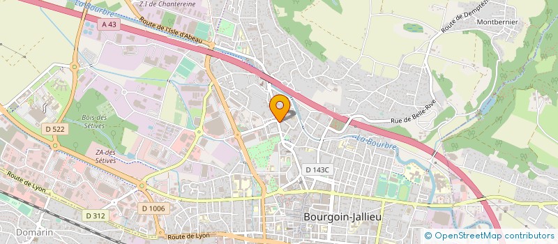 localisation de l'entreprise MADAME NAJOUA HAFI à BOURGOIN-JALLIEU