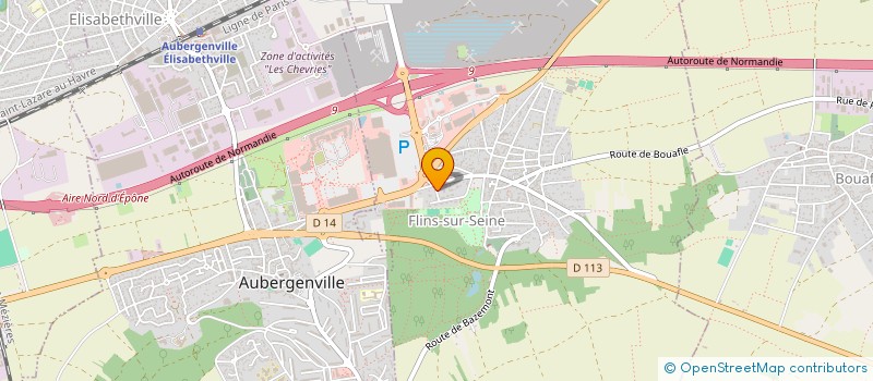 localisation de l'entreprise MADAME NAJOUA HATAT  FLINS-SUR-SEINE