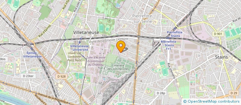 localisation de l'entreprise MADAME NAJOUA NAJOUA ZIDI  PIERREFITTE-SUR-SEINE