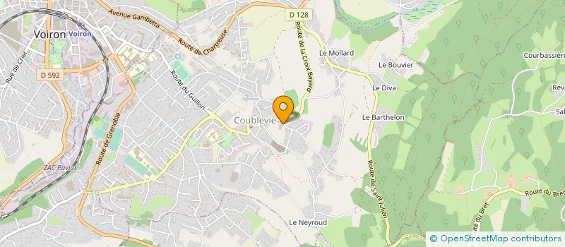 localisation de l'entreprise MADAME NAJOUA RIMI à VOIRON