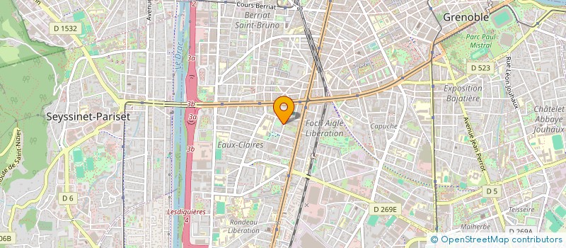 localisation de l'entreprise MADAME NAJOUA SAOUDI à GRENOBLE