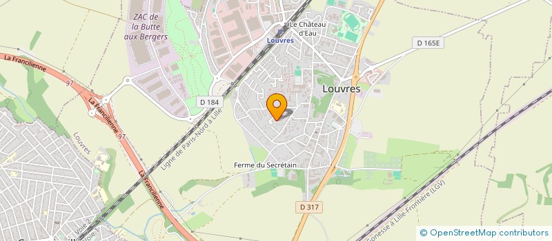 localisation de l'entreprise MADAME NAJWA AZIZI  LOUVRES