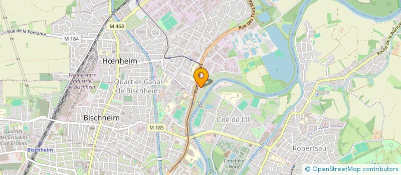 localisation de l'entreprise MADAME NAJWA BOUAICHA  SCHILTIGHEIM