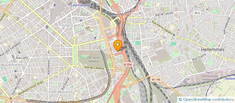 localisation de l'entreprise MADAME NAJWA JMAA à LILLE