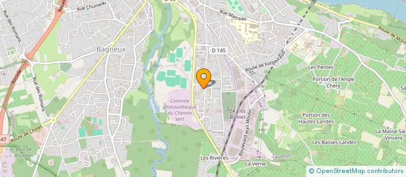 localisation de l'entreprise MADAME NAJWA MAHAMOUD NAHAR  SAUMUR